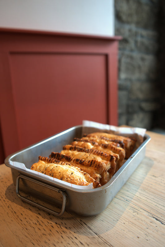 Pork & herb sausage rolls