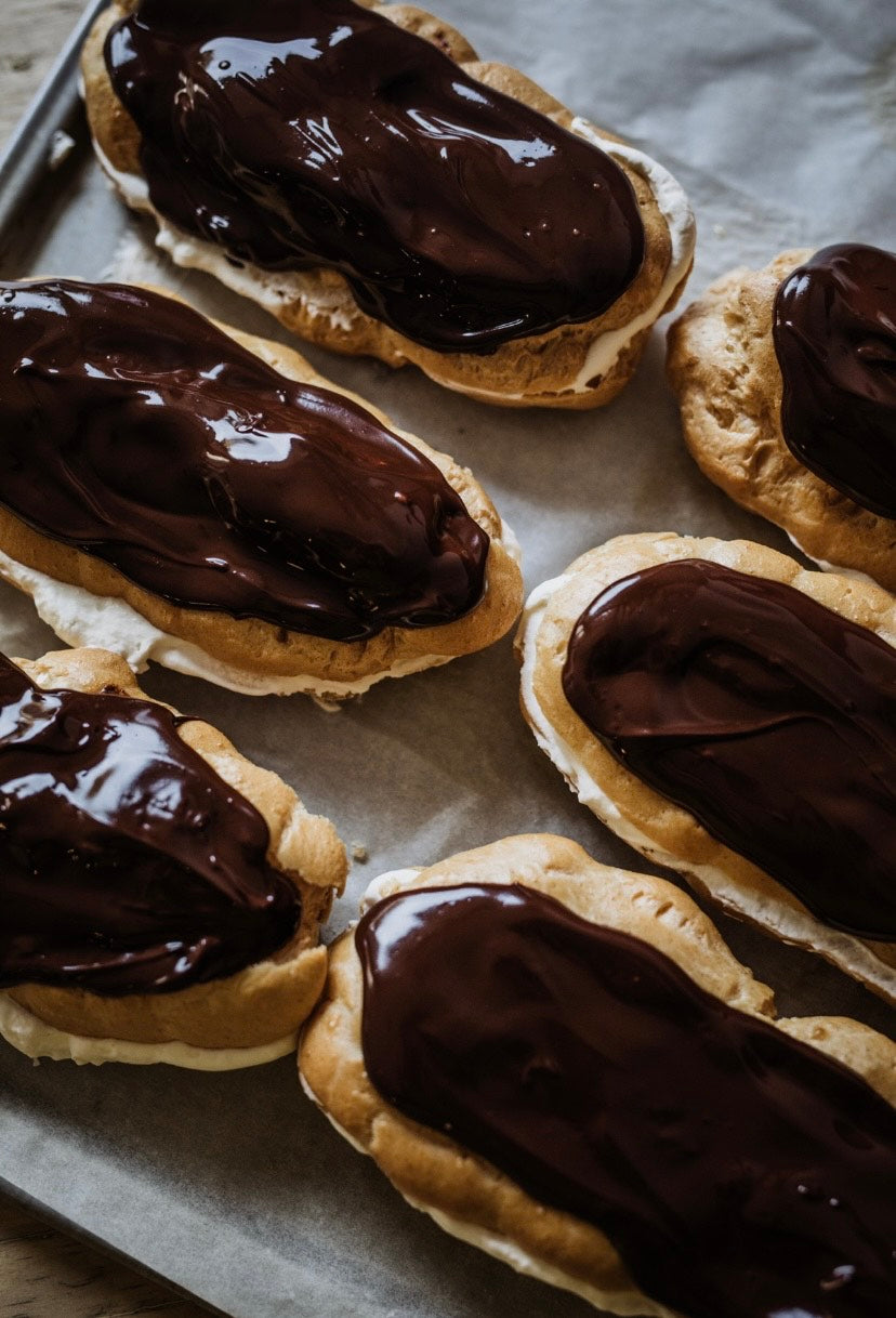 Chocolate eclairs